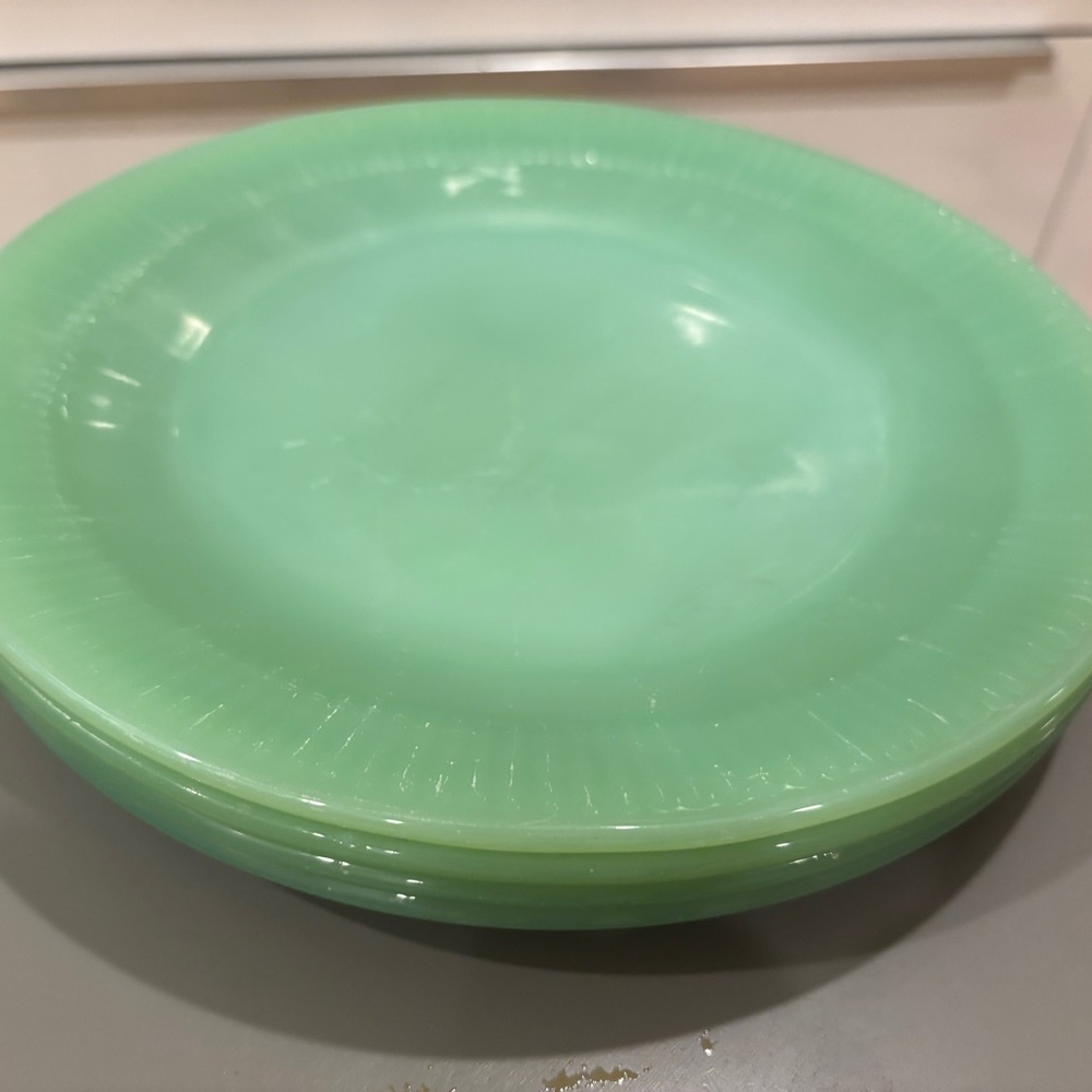 Fire king Plates set of 4